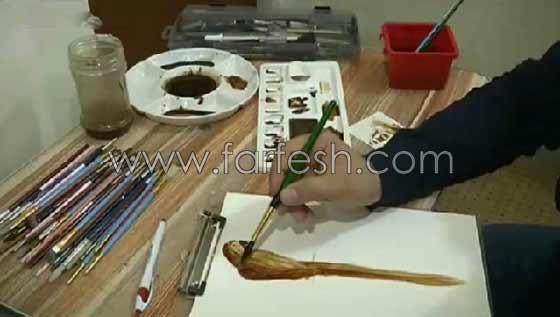 بالفيديو والصور.. رسام عراقي يبدع بلوحات فنية بالقهوة صورة رقم 3