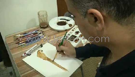 بالفيديو والصور.. رسام عراقي يبدع بلوحات فنية بالقهوة صورة رقم 9