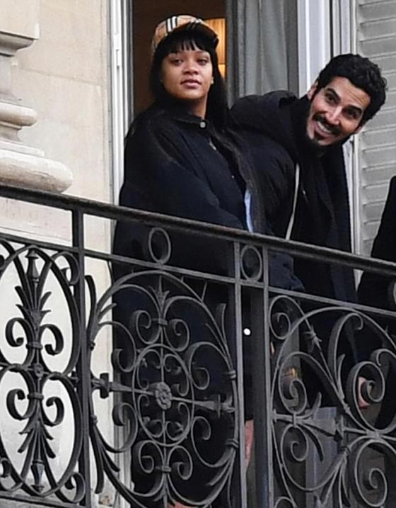 صور ريهانا وحبيبها السعودي حسن جميل في اجازة رومانسية في باريس صورة رقم 2