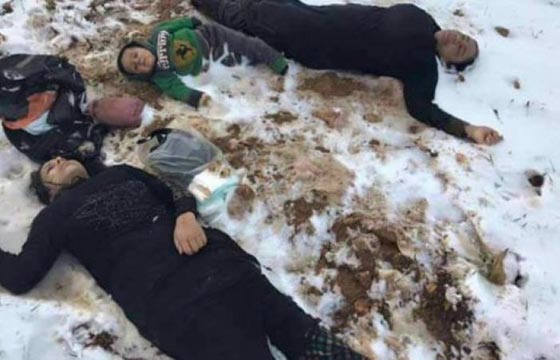 فيديو وصور: قصة مأساوية لعائلة سورية هربت من الحرب لتموت من البرد صورة رقم 1