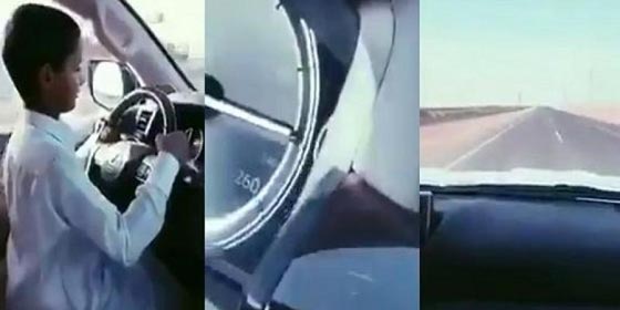 طفل يقود سيارة بسرعة جنونية .. فيديو صورة رقم 2