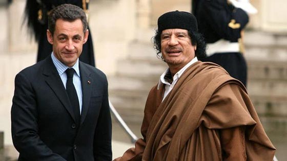 تسجيل صوتي للقذافي وإبنه يكشفان رشوة رئيس فرنسا صورة رقم 2