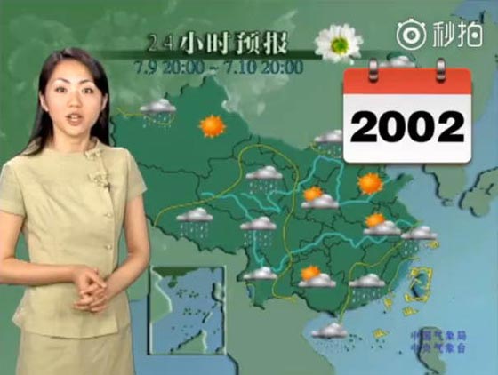 فيديو غريب: مذيعة صينية لم تتغير ملامحها طوال 22 عاماً.. فيديو وصور صورة رقم 3