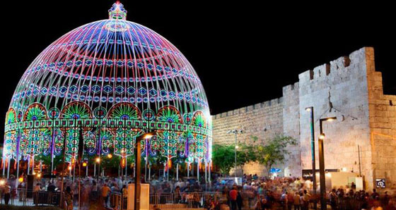 مهرجانات الاضواء الخلابة حول العالم.. بضمنها مهرجان القدس في فلسطين.. صورة رقم 6