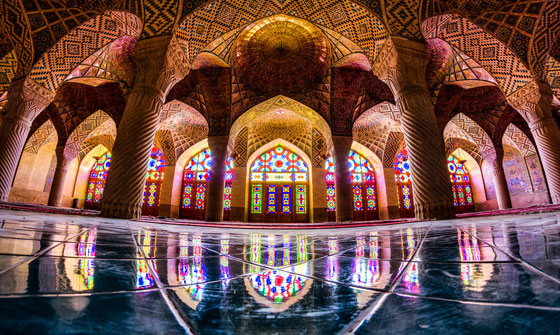 بالفيديو.. تعرفوا على المسجد الوردي في ايران صورة رقم 2