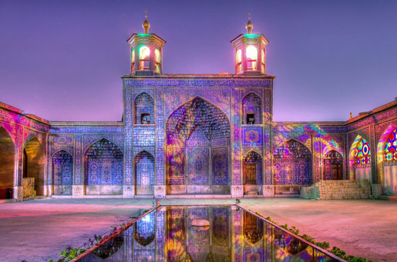 بالفيديو.. تعرفوا على المسجد الوردي في ايران صورة رقم 3