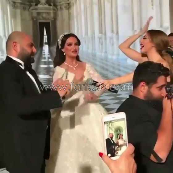 انتقاد ميريام فارس لبعثرتها شعر عروس، والعريس يلعب بالسكاكين! بالفيديو صورة رقم 4