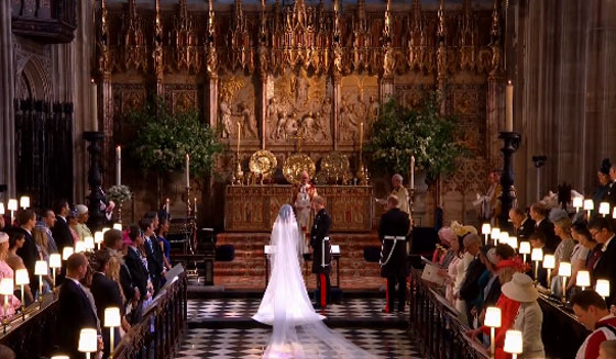 متجدد: الصور الاولى من زفاف الامير هاري والممثلة الامريكيو ميغان ماركل صورة رقم 8