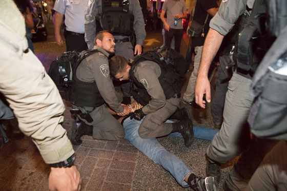 تعامل الشرطة الإسرائيلية مع العرب في مسيرة حيفا تثير جدلاً صورة رقم 8
