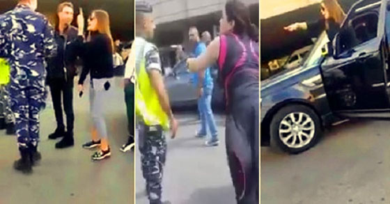 فيديو: لن تصدّق كيف تهدد نساء لبنانيات رجال الشرطة بشتائم وكلام قبيح! صورة رقم 1