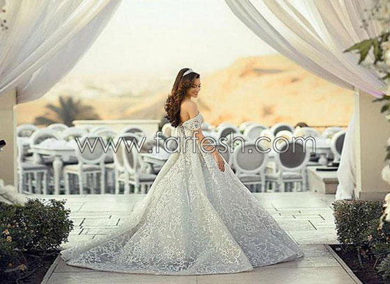 صور فنانات عربيات اخترن فستان السندريلا ليكون فستان زفافهن صورة رقم 5