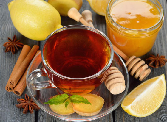 مشروب ينزل الوزن ويحرق الدهون: الشاي الاخضر بالقرفة والليمون والعسل صورة رقم 3