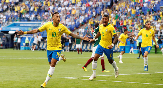 بالصور..  قصات شعر مختلفة للاعب البرازيلي نيمار خلال المونديال صورة رقم 3