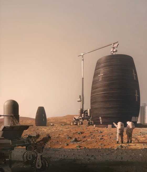 مارشا.. ناسا تصمم منازل على سطع المريخ بتقنية الطباعة ثلاثية الأبعاد صورة رقم 5
