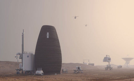 مارشا.. ناسا تصمم منازل على سطع المريخ بتقنية الطباعة ثلاثية الأبعاد صورة رقم 6