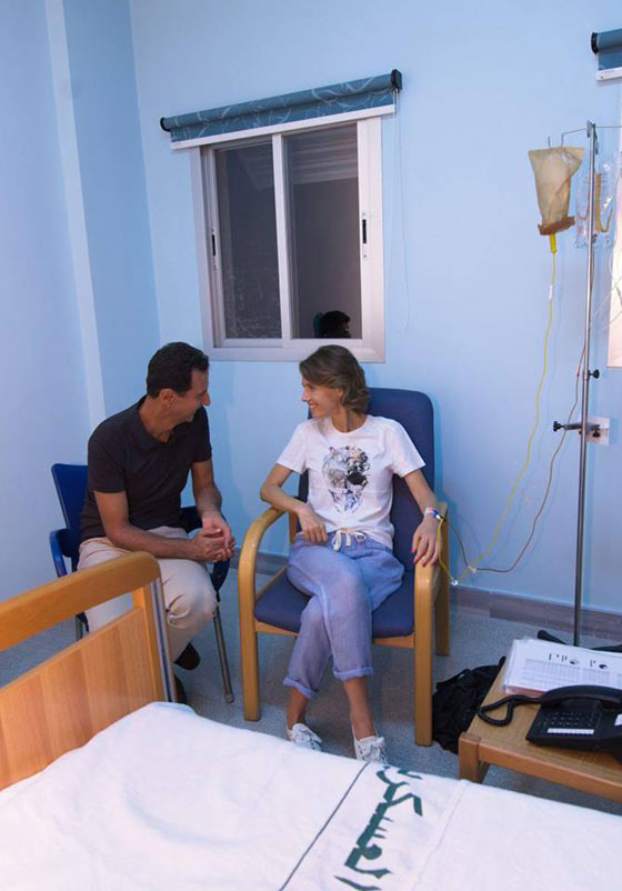 أسماء الأسد تخضع للعلاج بعد اصابتها بسرطان الثدي صورة رقم 1