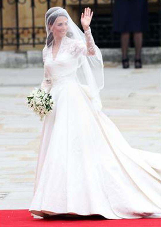  صورة رقم 7 - بالصور.. إليكم أبرز وأجمل فساتين الزفاف الملكية عبر الزمن