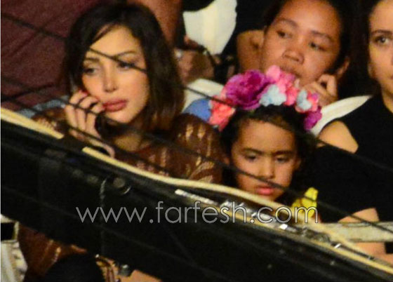 لأول مرة: تسريب صور ابنة تامر حسني برفقة والدتها بسمة بوسيل صورة رقم 3