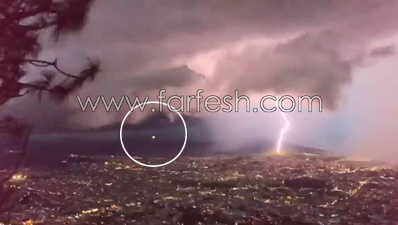 بالفيديو.. سقوط صحن طائر أثناء عاصفة رعدية ليلية في المكسيك صورة رقم 3
