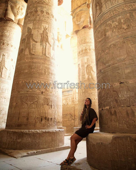 صور اليشيا كيز في مصر قبل مغادرتها: أشعر انني الملكة هنا! صورة رقم 13