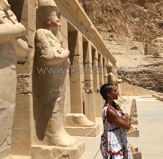 صور اليشيا كيز في مصر قبل مغادرتها: أشعر انني الملكة هنا! صورة رقم 2