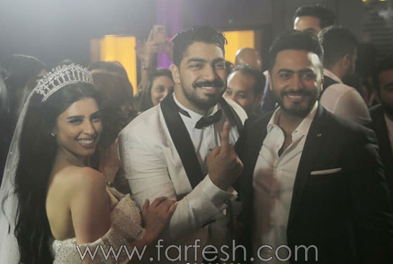 صور وفيديو زفاف مينا عطا نجم  ستار أكاديمي: العروس تخطف الأنظار  صورة رقم 12