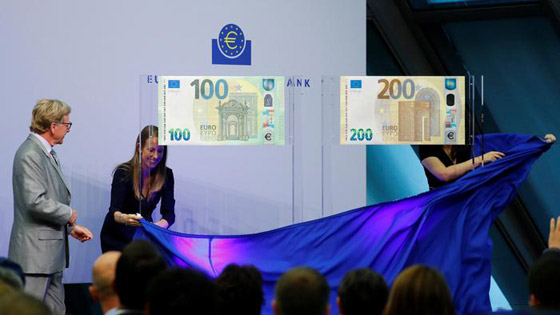 البنك المركزي الأوروبي يقدم: أوراق مالية جديدة من فئة 100 و200 يورو صورة رقم 1