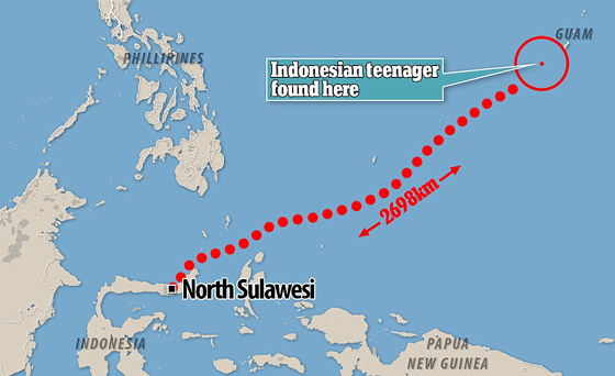 قصة أغرب من الخيال: مراهق إندونيسي قضى 49 يوما عائما في المحيط الهادئ! صورة رقم 4