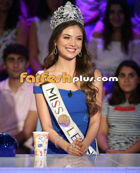 صور ملكة جمال لبنان مايا رعيدي تلتقي ميشال عون بقصر بعبدا صورة رقم 5
