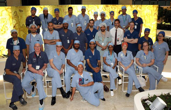 بالفيديو والصور.. نجاح أول عملية جراحية فريدة لفصل توأم ملتصق في قطر صورة رقم 2