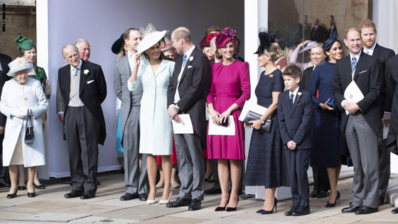 صور: إليكم أزياء العائلة المالكة في حفل زفاف الأميرة يوجيني حفيدة الملكة إليزابيث صورة رقم 7