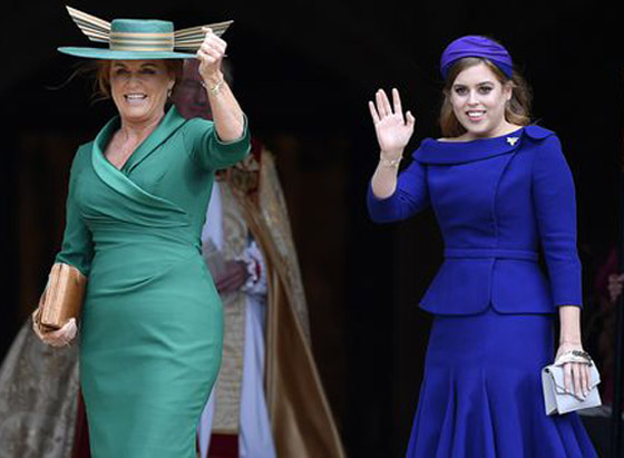 صور: إليكم أزياء العائلة المالكة في حفل زفاف الأميرة يوجيني حفيدة الملكة إليزابيث صورة رقم 6