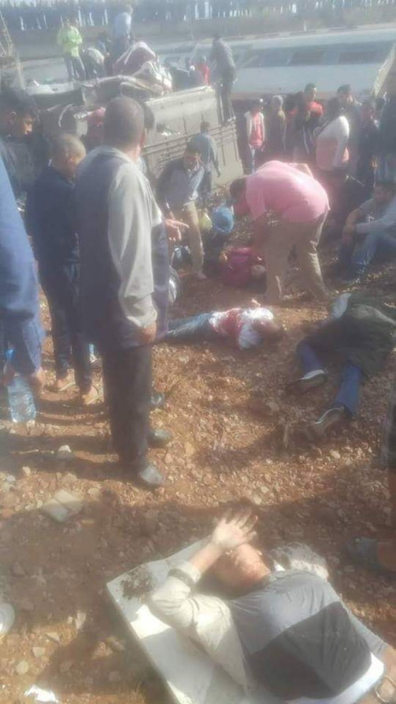 فيديو وصور مفجعة: 11 قتيلا و125 جريحا بحادث انقلاب قطار بالمغرب صورة رقم 27