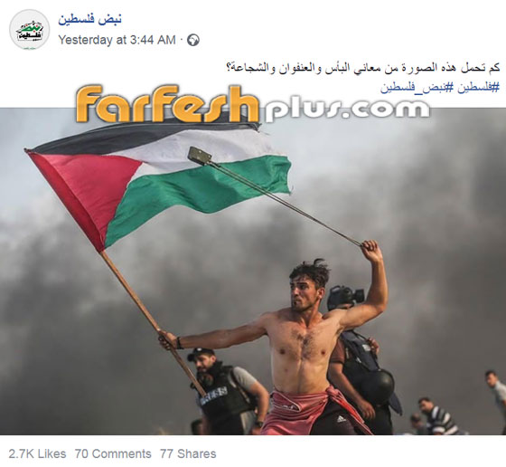 صورة من مصطفى حسونة انتشرت عالميا توثق شجاعة شاب فلسطيني في غزة صورة رقم 3