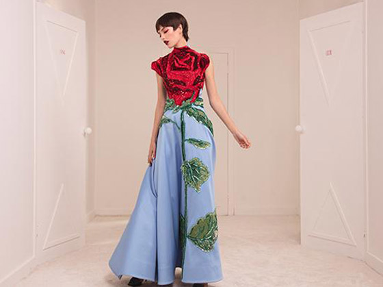 رسالة مؤثرة رائعة حملتها مجموعة أزياء جديدة من تصميم حسين بظاظا صورة رقم 11
