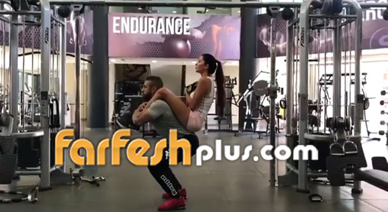 لاميتا فرنجية تثير الجدل في فيديو جريء مع مدربّها الرياضي صورة رقم 2