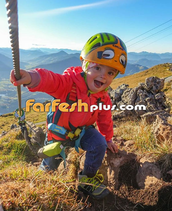  فيديو وصور متسلقة جبال تعلم أطفالها رياضة خطرة: تسلق الجبال! صورة رقم 3