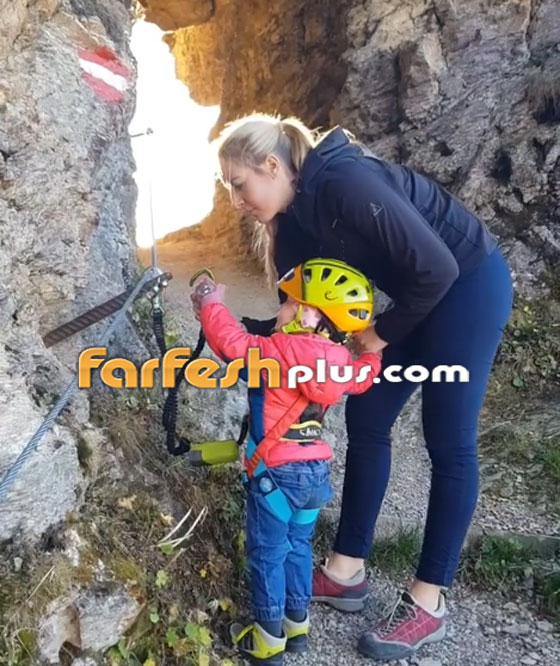 فيديو وصور متسلقة جبال تعلم أطفالها رياضة خطرة: تسلق الجبال! صورة رقم 6