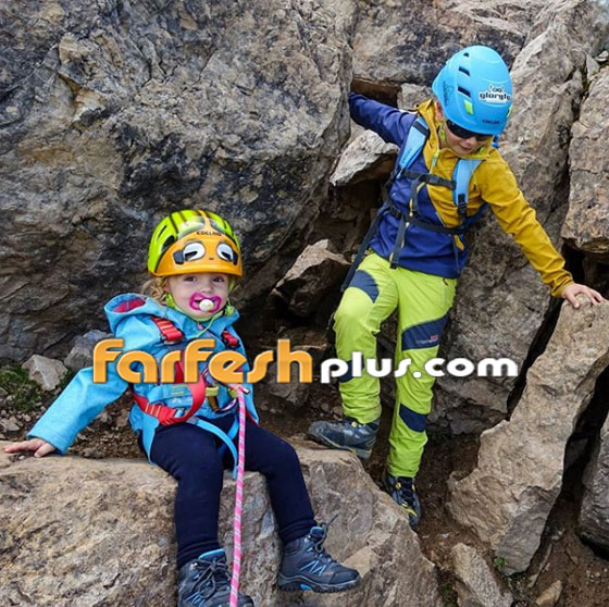  فيديو وصور متسلقة جبال تعلم أطفالها رياضة خطرة: تسلق الجبال! صورة رقم 17