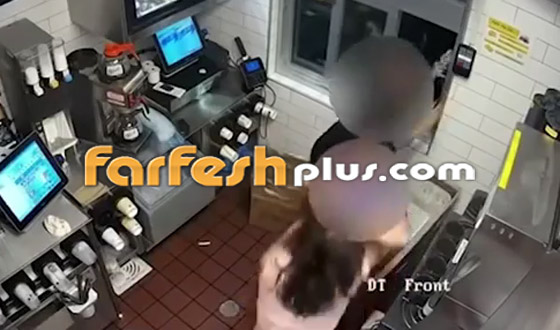 بالفيديو: أمريكية تعتدي على موظفة ماكدونالدز بسبب الكاتشب! صورة رقم 5