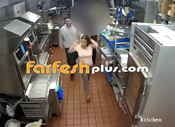 بالفيديو: أمريكية تعتدي على موظفة ماكدونالدز بسبب الكاتشب! صورة رقم 7