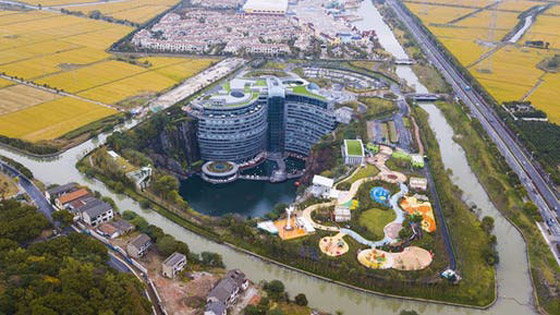 صور أول فندق تحت الأرض في الصين صورة رقم 10