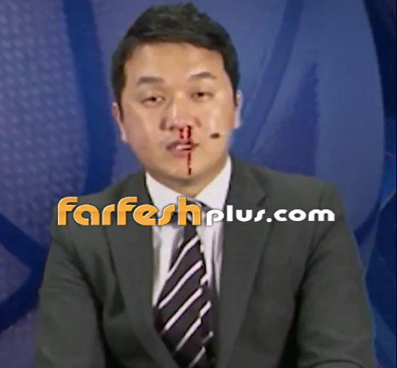 بالفيديو.. مذيع كوري يواصل تقديم النشرة رغم نزيف أنفه  صورة رقم 7