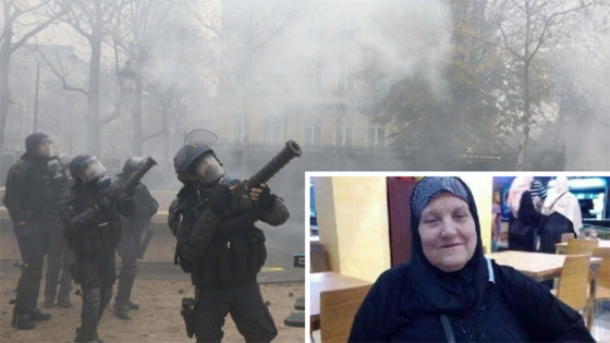 سيدة عربية جزائرية تسقط ضحية لقنبلة غاز في فرنسا صورة رقم 4