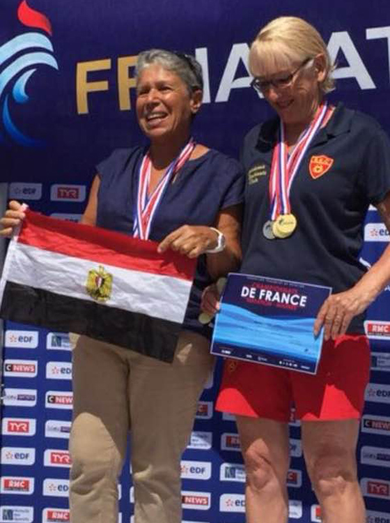  صورة رقم 4 - فيديو وصور سباحة مصرية، 76عامًا، تحرز بطولات عالمية في السباحة