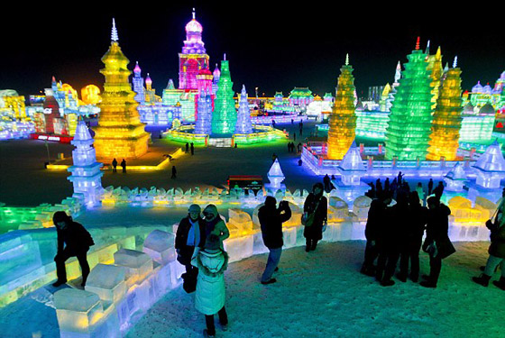 بالفيديو.. شاهدوا انطلاق مهرجان الثلج الساحر في مدينة هاربين الصينية صورة رقم 3