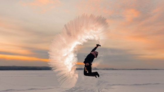 صور تحدي روسي لصنع أعمال فنية في درجة حرارة 40 تحت الصفر صورة رقم 3