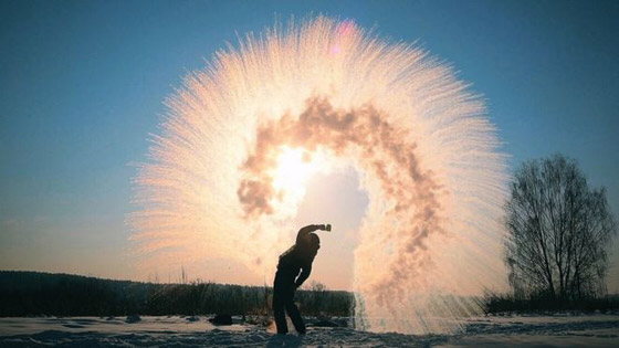 صور تحدي روسي لصنع أعمال فنية في درجة حرارة 40 تحت الصفر صورة رقم 5