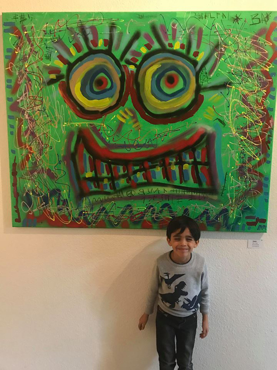 طفل معجزة (6 أعوام) يبهر عشاق الفن ويبيع اللوحة بـ1000 يورو صورة رقم 16
