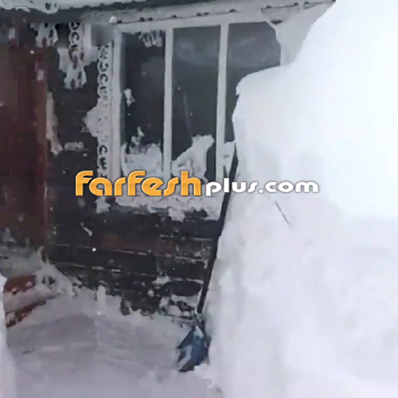 بالفيديو والصور.. اختفاء قرية روسية تحت الثلوج بشكل كامل صورة رقم 3